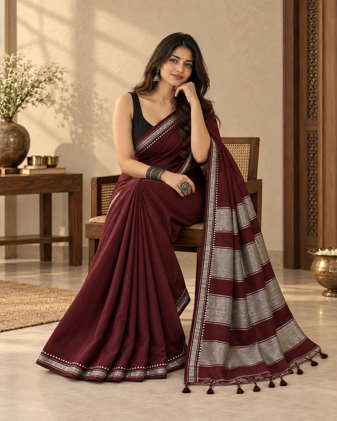 Pallu & Zari